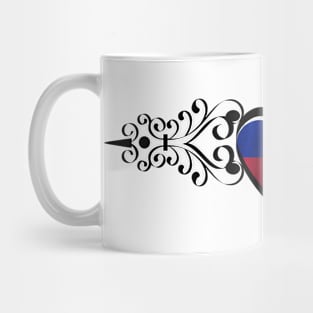 HAITI HEART FLAG Mug